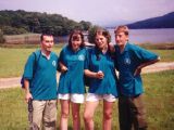 Camp: Pictures of me helping out (?) at a school camp in the lake district.