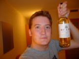 Me with my new bottle of Scapa.